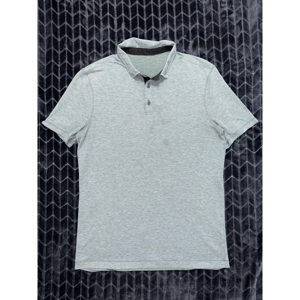 Lululemon Men's Shirt Evolution Short Sleeve Marble Green Size Medium
